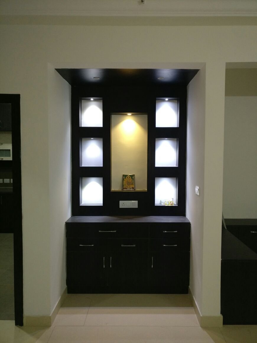 Pooja unit interior design