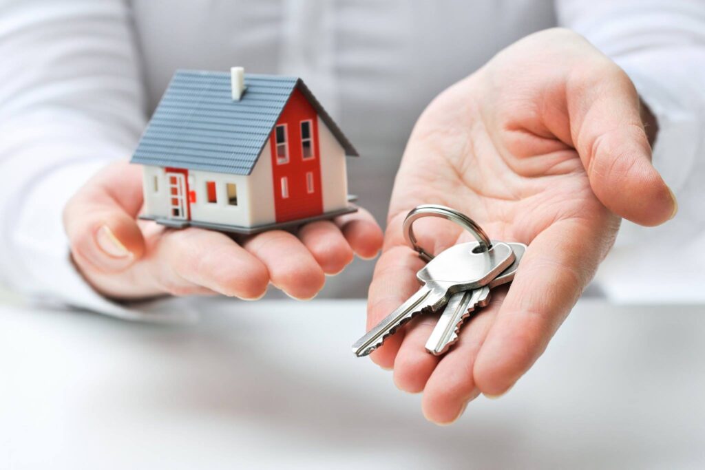Property management - house keys handover